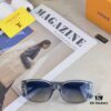 6931af53ccd8ab3d7afa356d Louis Vuitton Vintage-Inspired Transparent Brown Square Sunglasses, Trendy Round-Face Flattering Oversized Design, Stylish Unisex Sun Glasses