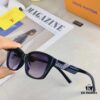 6931af54ccd8ab3d7afa3572 Louis Vuitton Vintage-Inspired Transparent Brown Square Sunglasses, Trendy Round-Face Flattering Oversized Design, Stylish Unisex Sun Glasses