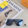 6931af55ccd8ab3d7afa357f Louis Vuitton Oversized One-Piece Reflective Sunglasses, Trendy Unisex Fashion Retro Shades Popular in Europe and America