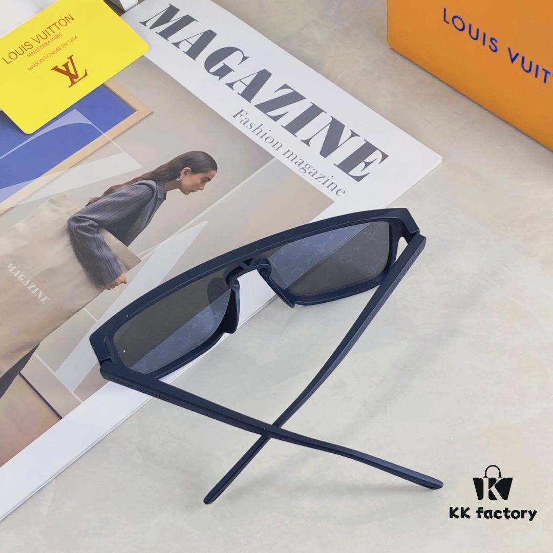 6931af55ccd8ab3d7afa3585 Louis Vuitton Oversized One-Piece Reflective Sunglasses, Trendy Unisex Fashion Retro Shades Popular in Europe and America