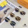 6931af55ccd8ab3d7afa3587 Louis Vuitton 2025 Fashion Avant-Garde Cat-Eye Frameless Sunglasses Unisex Stylish UV Protection Shades