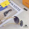 6931af56ccd8ab3d7afa358e Louis Vuitton 2025 Fashion Avant-Garde Cat-Eye Frameless Sunglasses Unisex Stylish UV Protection Shades
