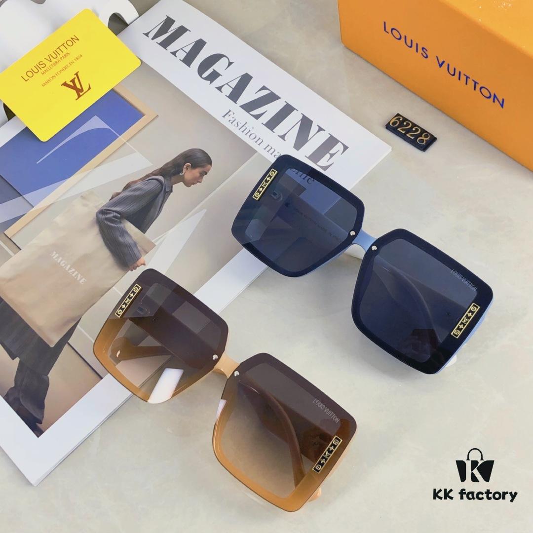 6931af56ccd8ab3d7afa358f Louis Vuitton High-End Oversized Sunglasses with UV Protection for Women, Fashionable Trendy Sun Glasses Popular on TikTok, Stylish European and American Design