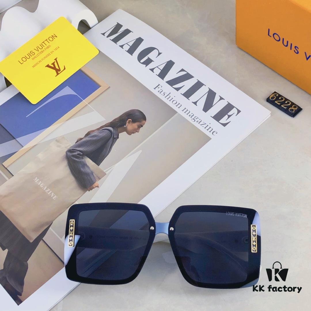 6931af56ccd8ab3d7afa3591 Louis Vuitton High-End Oversized Sunglasses with UV Protection for Women, Fashionable Trendy Sun Glasses Popular on TikTok, Stylish European and American Design