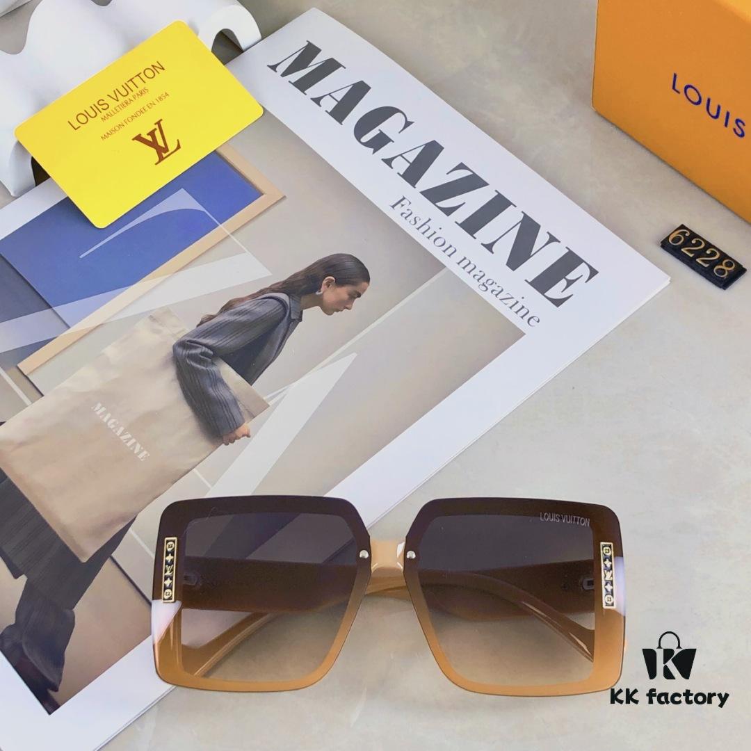 6931af56ccd8ab3d7afa3592 Louis Vuitton High-End Oversized Sunglasses with UV Protection for Women, Fashionable Trendy Sun Glasses Popular on TikTok, Stylish European and American Design