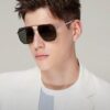 6931af56ccd8ab3d7afa3598 Louis Vuitton Elastic Stainless Steel Nylon Polarized Aviator Sunglasses for Men, Fashionable Streetwear Style for Driving, Fishing and Outdoor Use