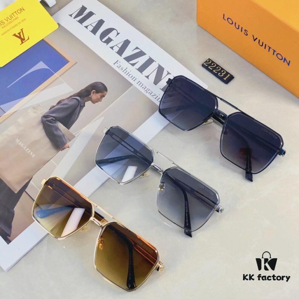 6931af57ccd8ab3d7afa35a1 Louis Vuitton Vintage Double Bridge Sunglasses for Men, Luxury UV-Protective Fashion Shades