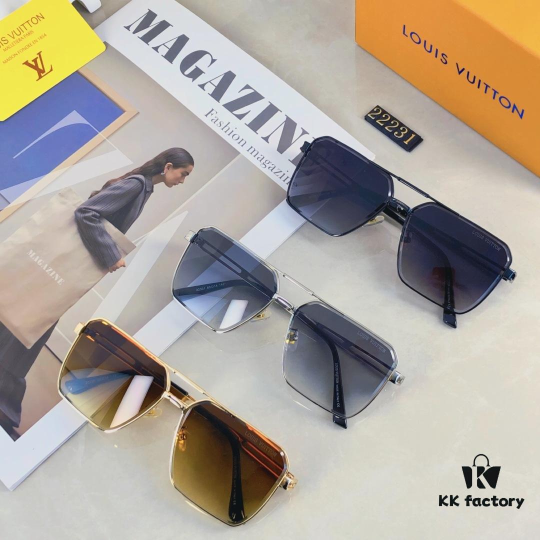 6931af57ccd8ab3d7afa35a1 Louis Vuitton Vintage Double Bridge Sunglasses for Men, Luxury UV-Protective Fashion Shades