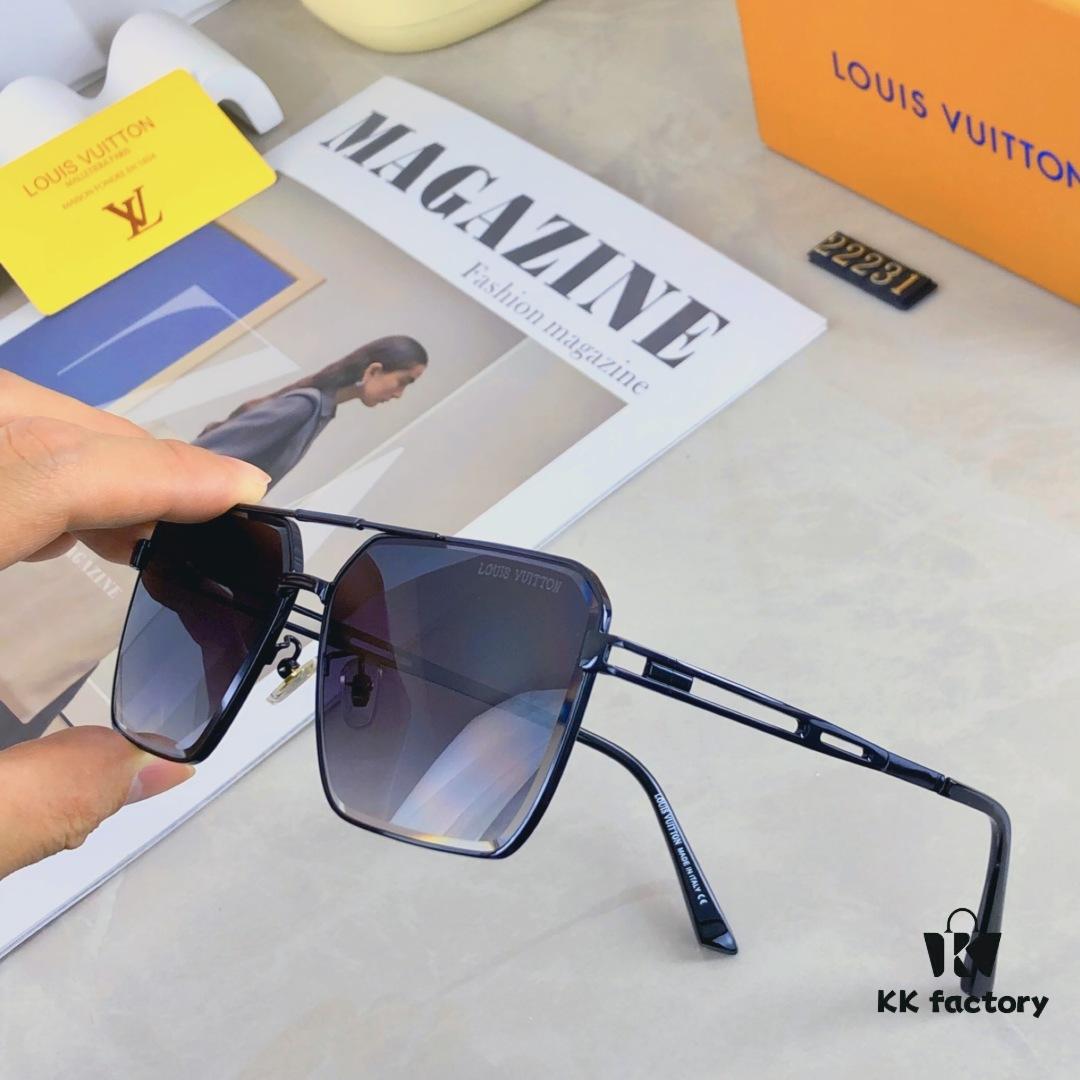 6931af57ccd8ab3d7afa35a6 Louis Vuitton Vintage Double Bridge Sunglasses for Men, Luxury UV-Protective Fashion Shades