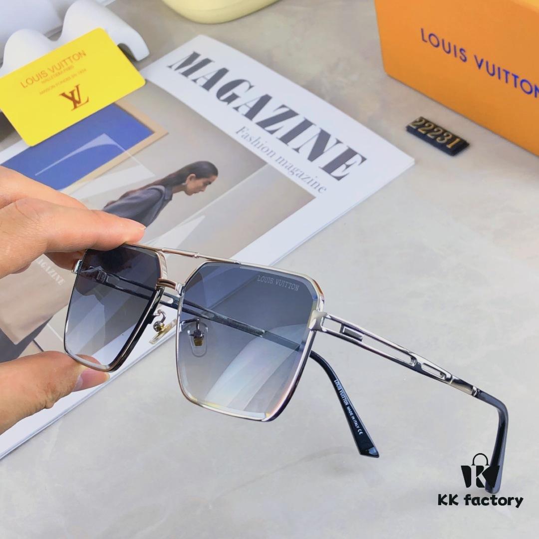 6931af57ccd8ab3d7afa35a8 Louis Vuitton Vintage Double Bridge Sunglasses for Men, Luxury UV-Protective Fashion Shades
