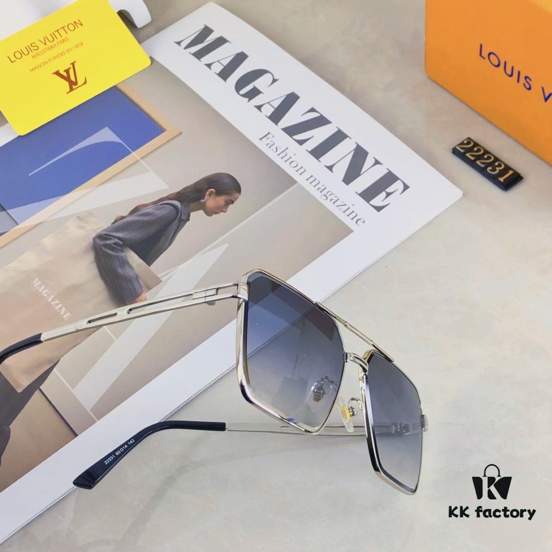 6931af57ccd8ab3d7afa35a9 Louis Vuitton Vintage Double Bridge Sunglasses for Men, Luxury UV-Protective Fashion Shades