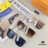 6931af58ccd8ab3d7afa35aa Louis Vuitton New Square Frameless Sunglasses for Women, Fashionable Printed UV Protection Retro Stylish Sunglasses