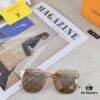 6931af58ccd8ab3d7afa35ae Louis Vuitton New Square Frameless Sunglasses for Women, Fashionable Printed UV Protection Retro Stylish Sunglasses