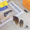 6931af58ccd8ab3d7afa35b2 Louis Vuitton New Square Frameless Sunglasses for Women, Fashionable Printed UV Protection Retro Stylish Sunglasses
