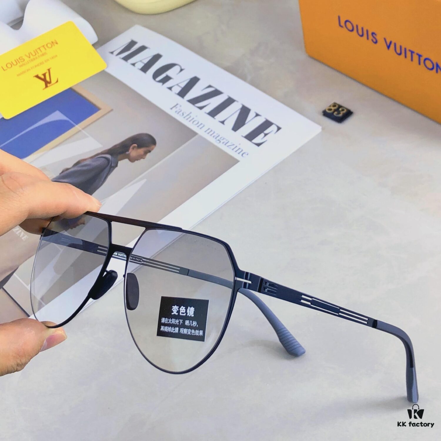 6931af59ccd8ab3d7afa35c3 Louis Vuitton-Inspired Photochromic Sunglasses for Men, Stylish Retro Lightweight UV Protection Shades