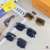 6931af5accd8ab3d7afa35c6 Louis Vuitton Unisex Sunglasses 2025 Premium Anti-Glare Fashion Frameless Metal Eyewear