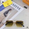 6931af5accd8ab3d7afa35c8 Louis Vuitton Unisex Sunglasses 2025 Premium Anti-Glare Fashion Frameless Metal Eyewear
