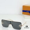 6931af62ccd8ab3d7afa363c 105 Louis Vuitton LV 1644 Size: 146□22-145 Unique Hardware, Rhinestone-trimmed Edges, Floral Accents, Exuding Elegance Sunglasses
