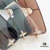 6931af62ccd8ab3d7afa3640 105 Louis Vuitton LV 1644 Size: 146□22-145 Unique Hardware, Rhinestone-trimmed Edges, Floral Accents, Exuding Elegance Sunglasses