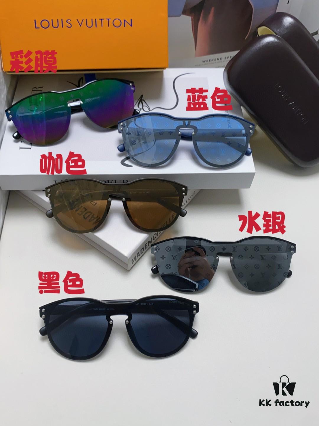 6931af76ccd8ab3d7afa3751 LOUIS VUITTON Round Frame Sunglasses with Detailed Design, Original LV Edgeless Style, Classic Temple Logo, High-Quality Construction