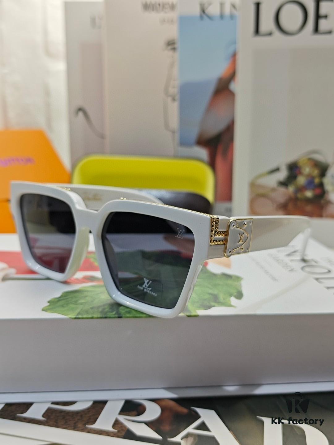 6931af7fccd8ab3d7afa37cb LOUIS VUITTON Original 1:1 Replica Runway Highlight LV Millionaire 6-Color Sunglasses