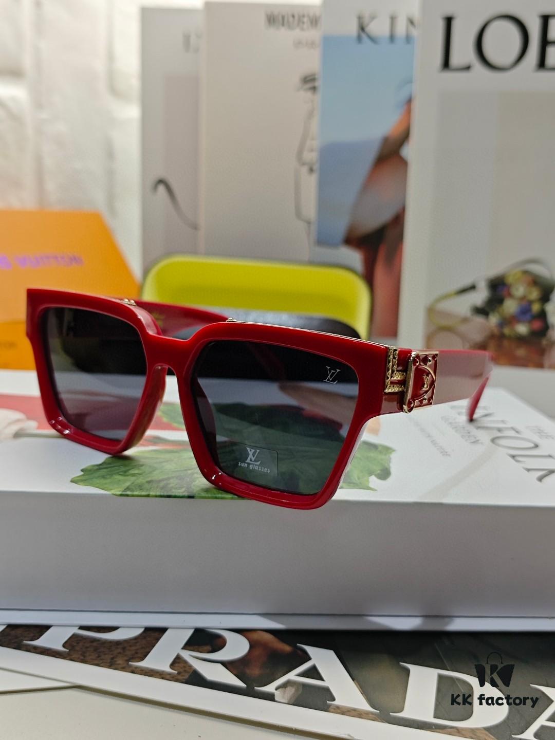6931af7fccd8ab3d7afa37cc LOUIS VUITTON Original 1:1 Replica Runway Highlight LV Millionaire 6-Color Sunglasses