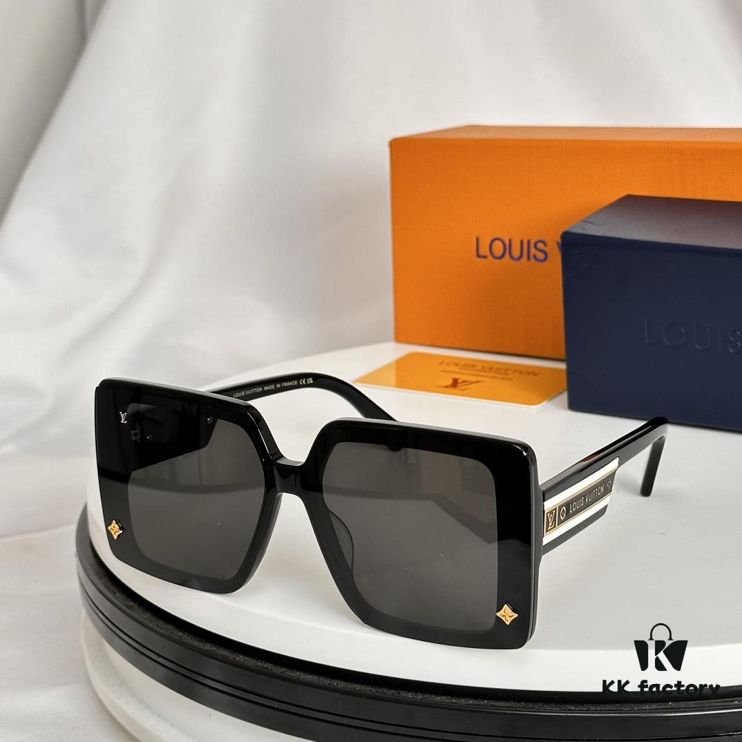 6931af8cccd8ab3d7afa387f LOUIS VUITTON New Arrival Z6028E Square Frame Sunglasses