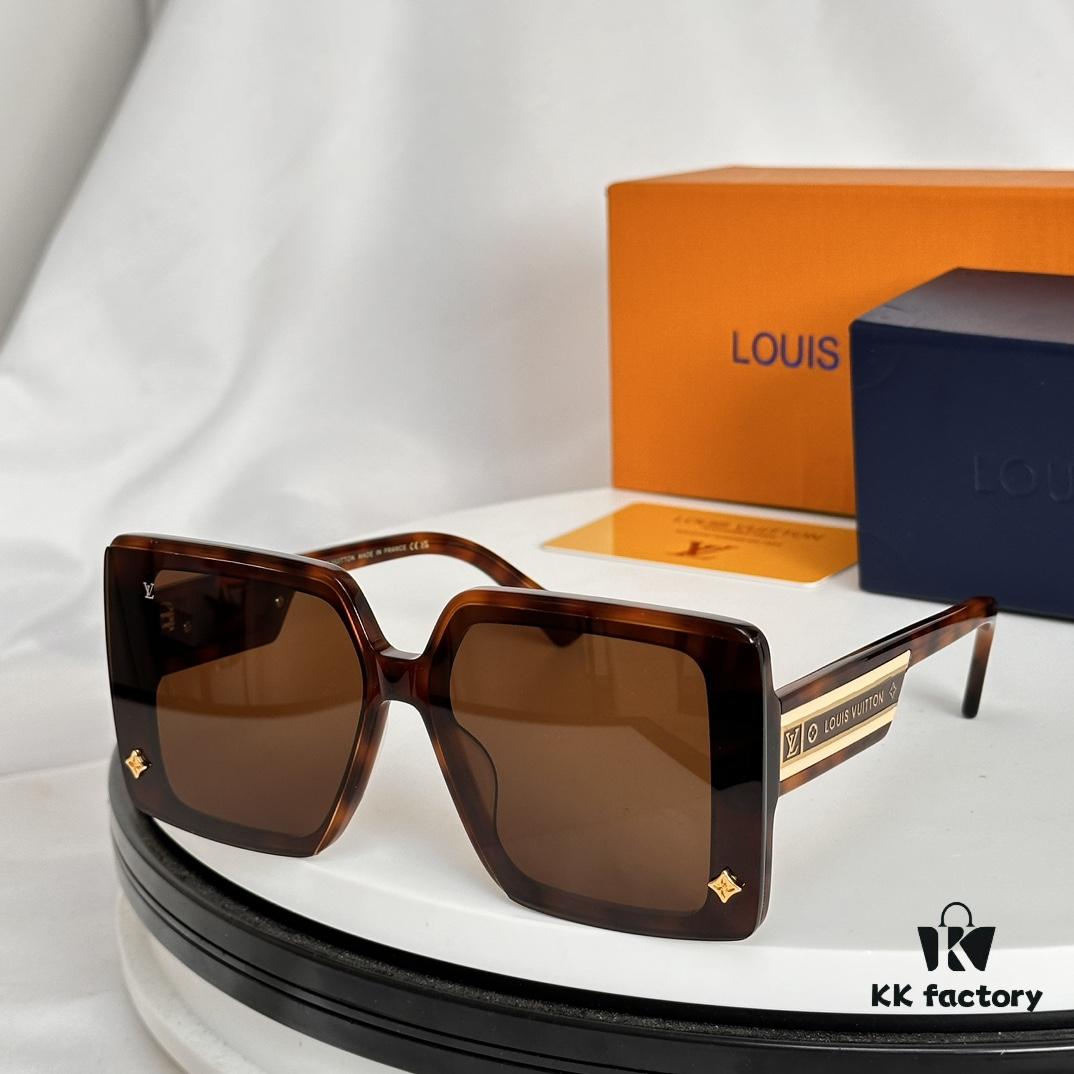 6931af8cccd8ab3d7afa3883 LOUIS VUITTON New Arrival Z6028E Square Frame Sunglasses