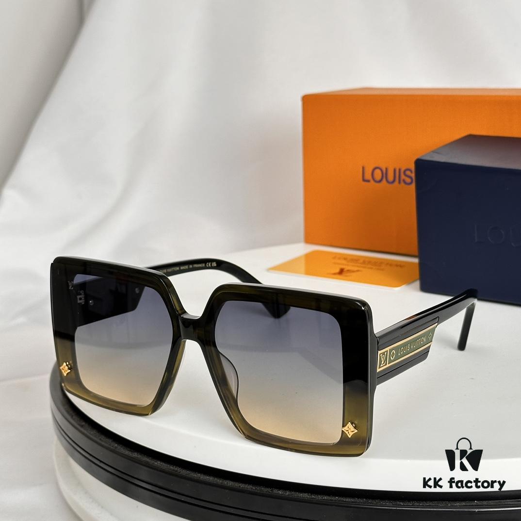 6931af8cccd8ab3d7afa3884 LOUIS VUITTON New Arrival Z6028E Square Frame Sunglasses
