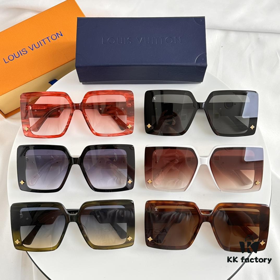 6931af8cccd8ab3d7afa3886 LOUIS VUITTON New Arrival Z6028E Square Frame Sunglasses