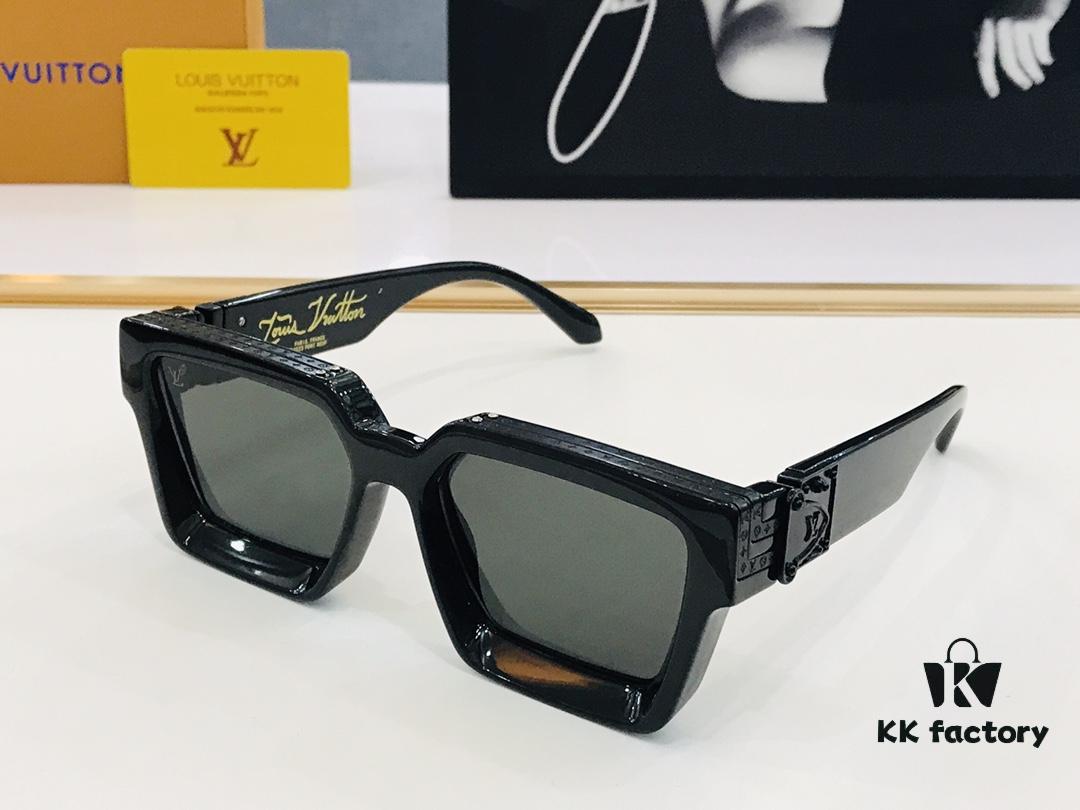 6931af92ccd8ab3d7afa38e1 LOUIS VUITTON LV Maison M96006 Size 56□17 Luxury Edition Gold Logo Dense Pattern BM Exquisite Sunglasses