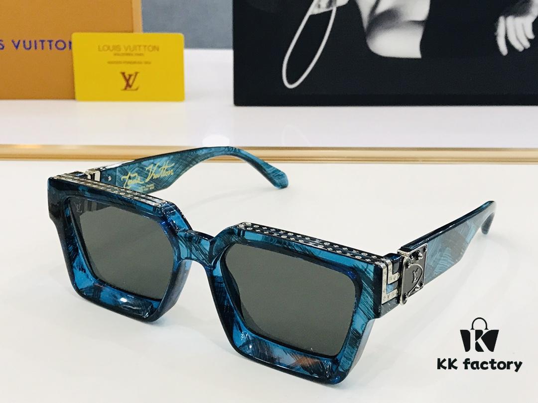 6931af92ccd8ab3d7afa38e2 LOUIS VUITTON LV Maison M96006 Size 56□17 Luxury Edition Gold Logo Dense Pattern BM Exquisite Sunglasses