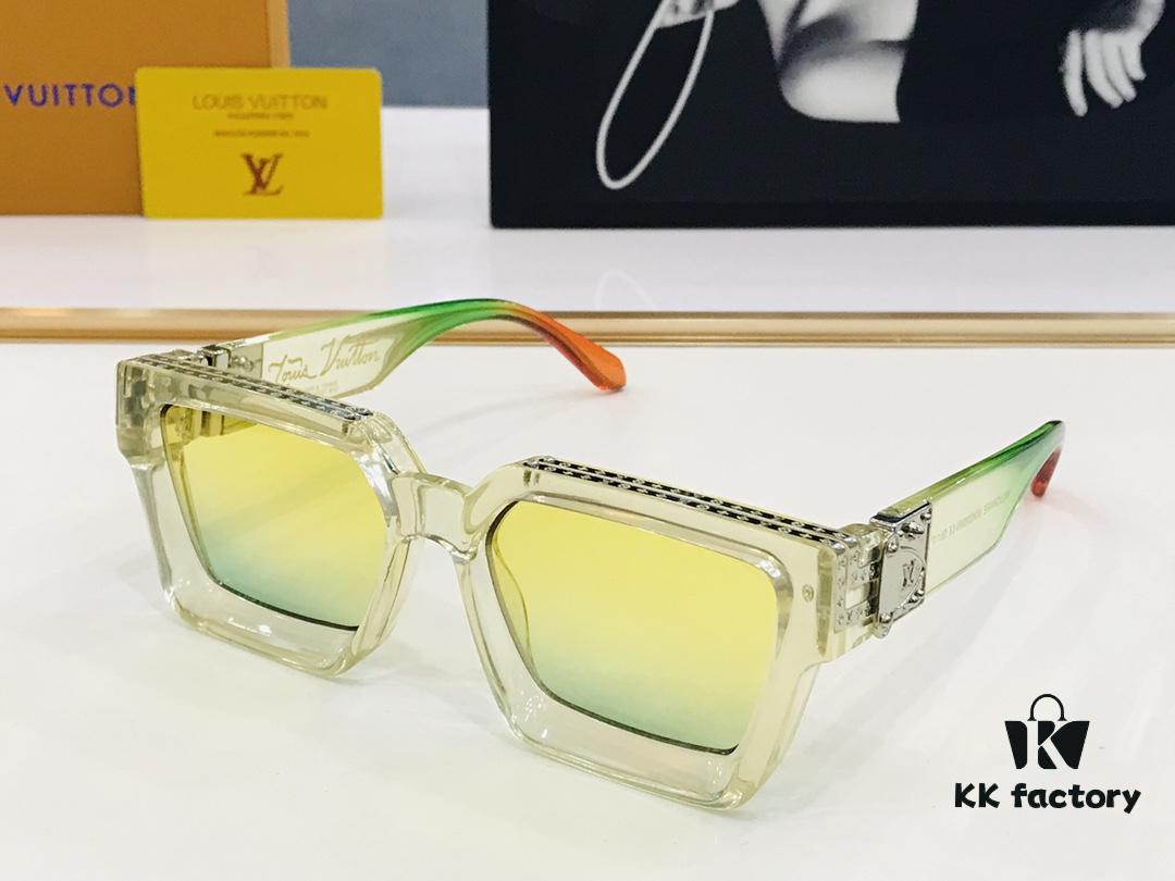 6931af93ccd8ab3d7afa38e5 LOUIS VUITTON LV Maison M96006 Size 56□17 Luxury Edition Gold Logo Dense Pattern BM Exquisite Sunglasses