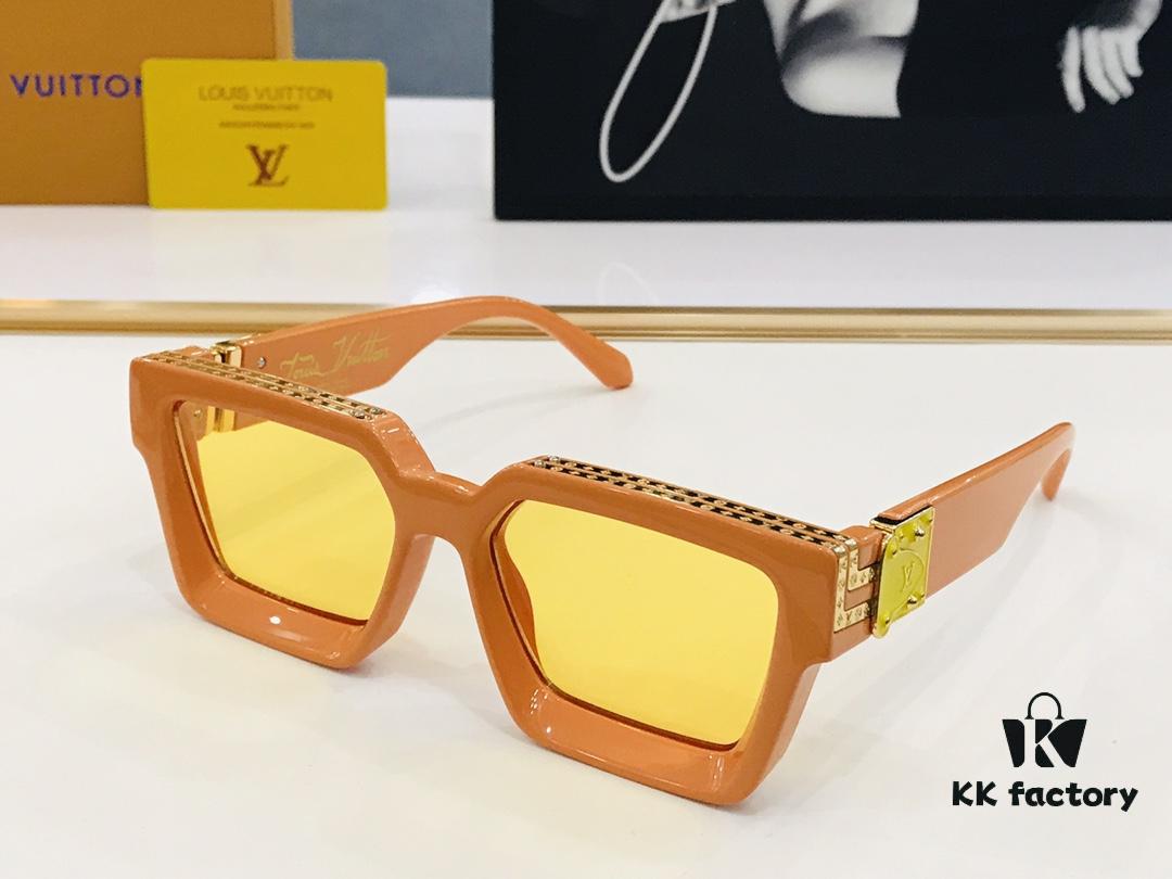6931af93ccd8ab3d7afa38e6 LOUIS VUITTON LV Maison M96006 Size 56□17 Luxury Edition Gold Logo Dense Pattern BM Exquisite Sunglasses