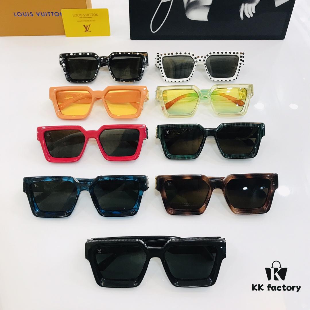 6931af93ccd8ab3d7afa38e9 LOUIS VUITTON LV Maison M96006 Size 56□17 Luxury Edition Gold Logo Dense Pattern BM Exquisite Sunglasses
