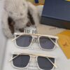 LOUIS VUITTON Rectangular Frame Z1495 Size: 54□22-145 Sunglasses