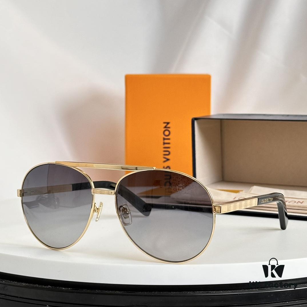 6931af98ccd8ab3d7afa392d In Stock, All Colors Available LOUIS VUITTON Model Z0340U Timeless Round Sunglasses Frame with Comfortable Spring Hinge Temples