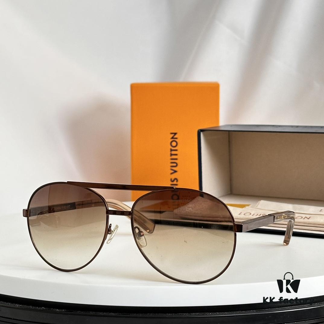6931af98ccd8ab3d7afa392e In Stock, All Colors Available LOUIS VUITTON Model Z0340U Timeless Round Sunglasses Frame with Comfortable Spring Hinge Temples