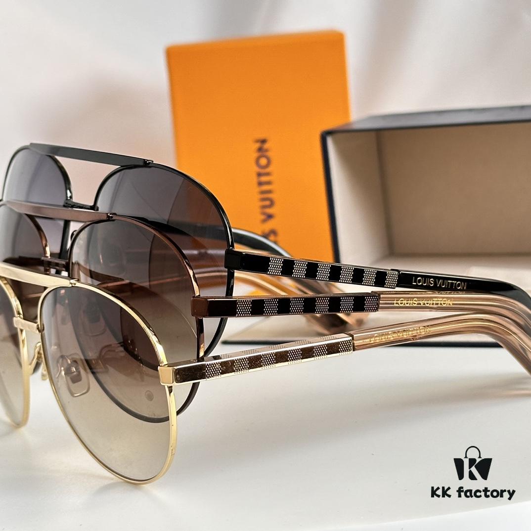 6931af98ccd8ab3d7afa3930 In Stock, All Colors Available LOUIS VUITTON Model Z0340U Timeless Round Sunglasses Frame with Comfortable Spring Hinge Temples