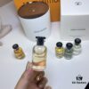 6931afa4ccd8ab3d7afa39d3 Louis Vuitton Men's Perfume Set of 5 (10ml each), Cylindrical Packaging, Includes Official Store Shopping Bag, No Spray Nozzles, Polished Bottles