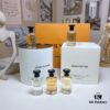 6931afa4ccd8ab3d7afa39d8 Louis Vuitton Men's Perfume Set of 5 (10ml each), Cylindrical Packaging, Includes Official Store Shopping Bag, No Spray Nozzles, Polished Bottles