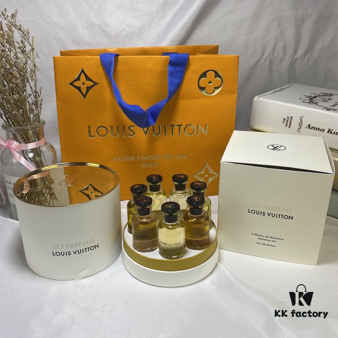 6931afa4ccd8ab3d7afa39da LV Louis Vuitton Perfume 7-Piece Set *10ml, Cylinder Packaging, Counter Version, No Spray Nozzles, Polished Bottles