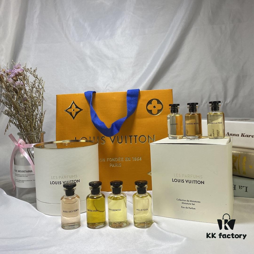 6931afa4ccd8ab3d7afa39dd LV Louis Vuitton Perfume 7-Piece Set *10ml, Cylinder Packaging, Counter Version, No Spray Nozzles, Polished Bottles