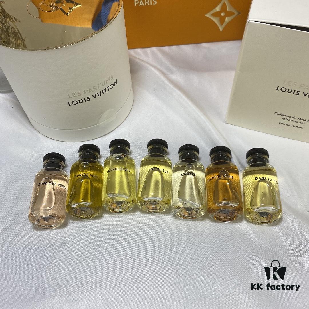 6931afa5ccd8ab3d7afa39df LV Louis Vuitton Perfume 7-Piece Set *10ml, Cylinder Packaging, Counter Version, No Spray Nozzles, Polished Bottles