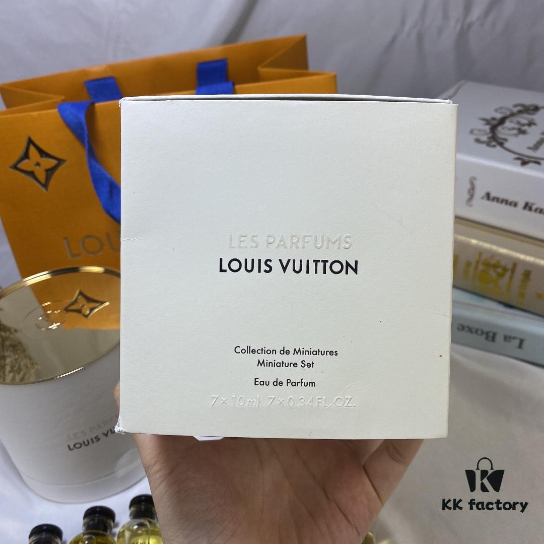 6931afa5ccd8ab3d7afa39e0 LV Louis Vuitton Perfume 7-Piece Set *10ml, Cylinder Packaging, Counter Version, No Spray Nozzles, Polished Bottles