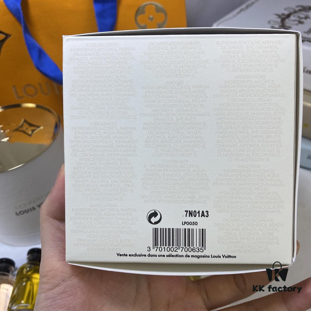 6931afa5ccd8ab3d7afa39e1 LV Louis Vuitton Perfume 7-Piece Set *10ml, Cylinder Packaging, Counter Version, No Spray Nozzles, Polished Bottles