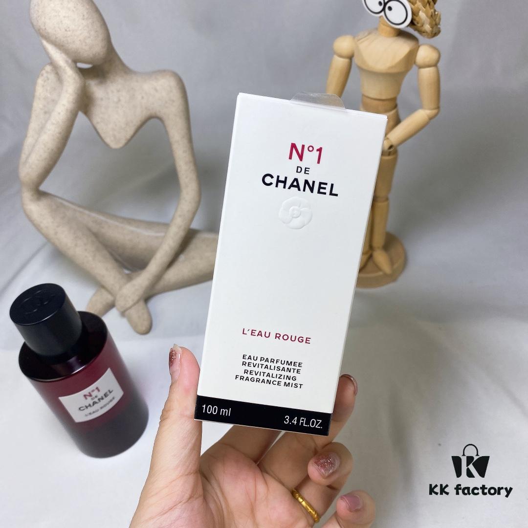 CHANEL N°1 EAU ROUGE RED CAMELLIA PERFUMED SPRAY REFRESHING 100ML