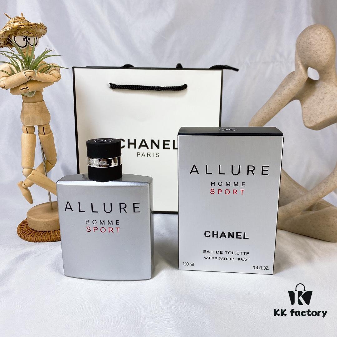 6931afbaccd8ab3d7afa3b0d Chanel Allure Homme Sport Men's Eau de Toilette 100ml - Silver Fresh Oriental Fragrance