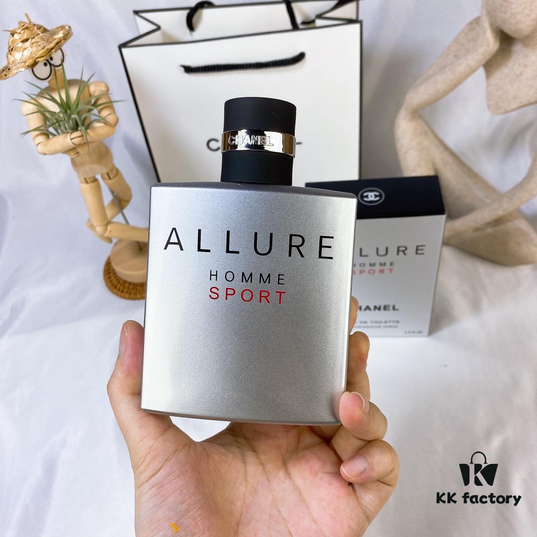 6931afbaccd8ab3d7afa3b0e Chanel Allure Homme Sport Men's Eau de Toilette 100ml - Silver Fresh Oriental Fragrance