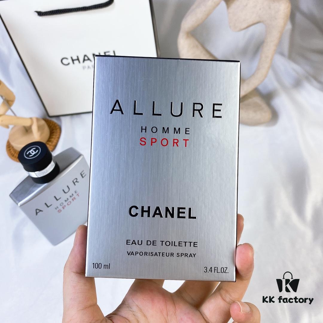6931afbaccd8ab3d7afa3b12 Chanel Allure Homme Sport Men's Eau de Toilette 100ml - Silver Fresh Oriental Fragrance